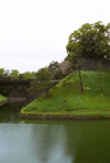 A small part of the walls around the Imperial Palace in Tokyo