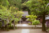 A nice path to a hall, restricted to monks.