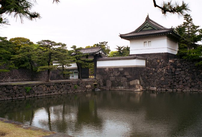 A gate from the Imperial Palace in Tokyo