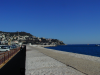 Vue de la digue du port de Nice