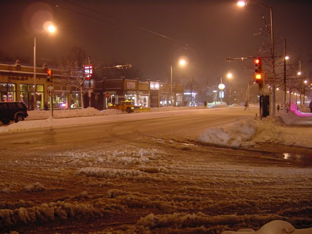 Mass Ave. with a nice white cover