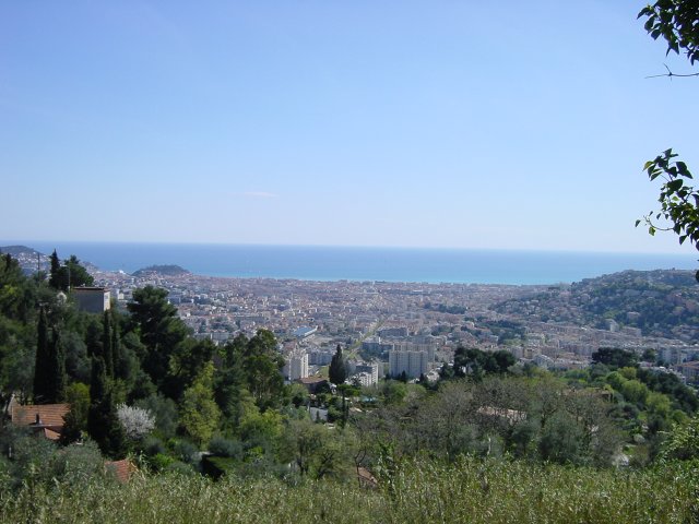 Vue de Nice, des hauteurs de Gairaut