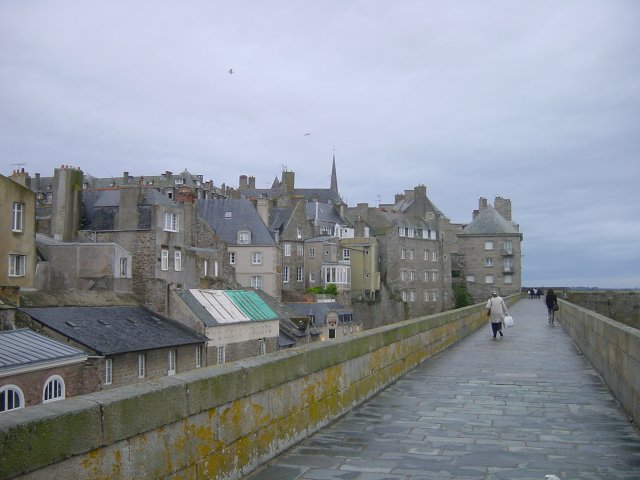 La vieille ville, vue des remparts est