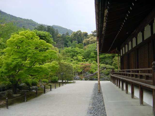 Abords du temple de Tenriu-Ji. Kyoto, Japon.