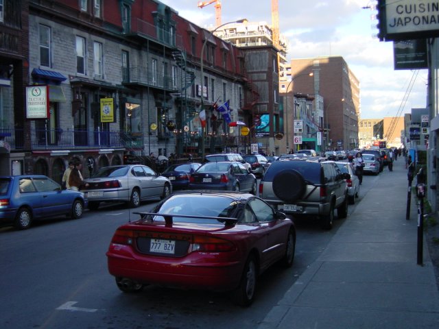 Pres de Sainte-Catherinie (et Peel?). Montreal, Quebec, Canada.