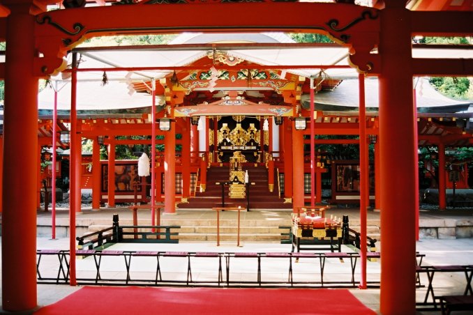 Ikuta Jinja, Kobe, Japon.