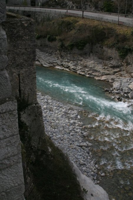 Le var, vu de la partie ouest des remparts